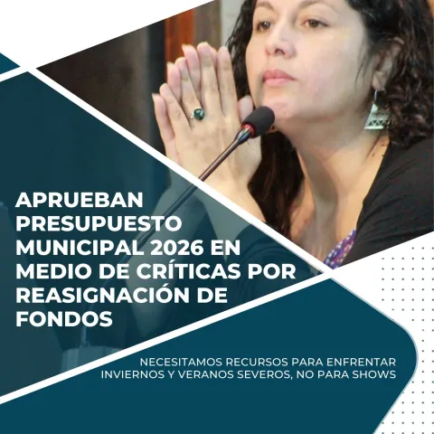 Concepción aprueba presupuesto 2026 en medio de críticas por reasignación de fondos